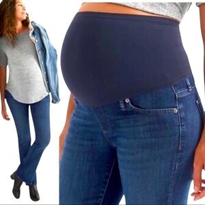 Gap Full Panel Sexy Boot Maternity Boot Jeans